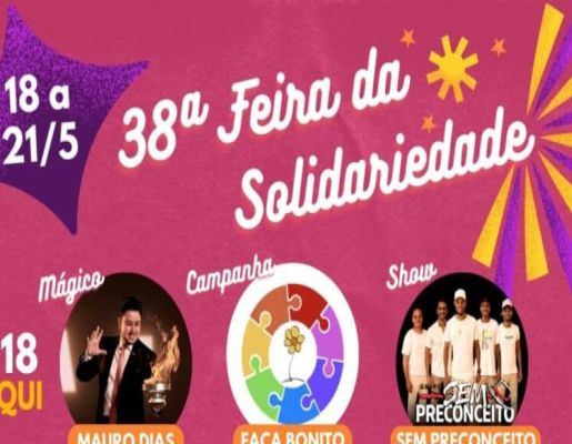 Feira da Solidariedade começa nesta quinta-feira (18)