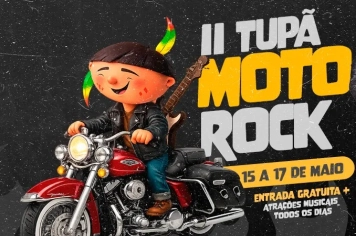 II Tupã Moto Rock acontece de 15 a 17 de maio com entrada gratuita